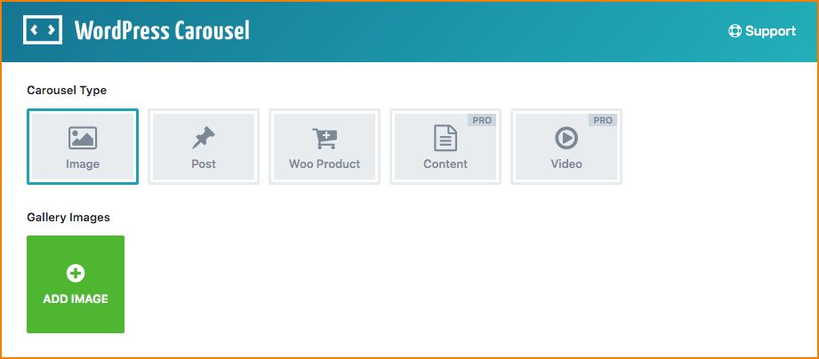 WP carousel types 