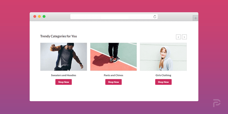 How To Show WooCommerce Categories in a Slider on Any Page