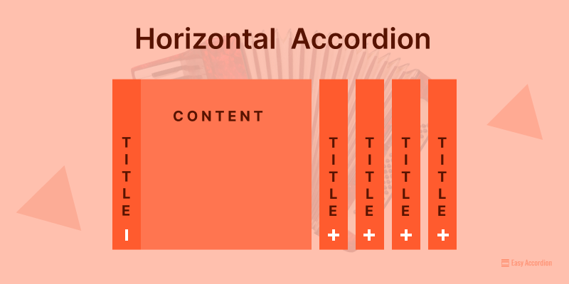 Create a horizontal accordion in WordPress