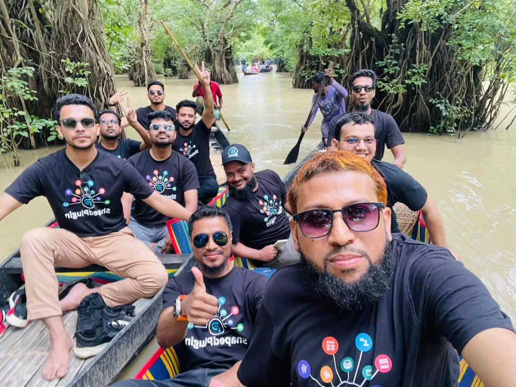 ShapedPlugin team at Ratargul Swamp Forest