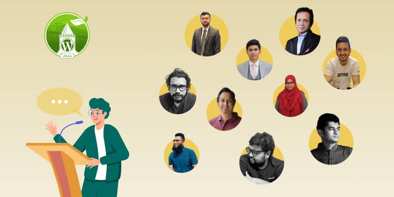 Speakers at WordCamp Sylhet 2023