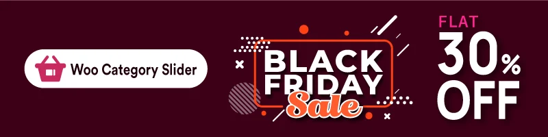 Best Black Friday deals for WooCommerce Category Slider