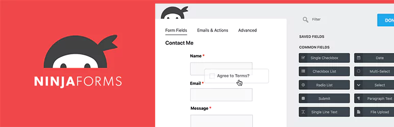 ninja forms, best WordPress form builder