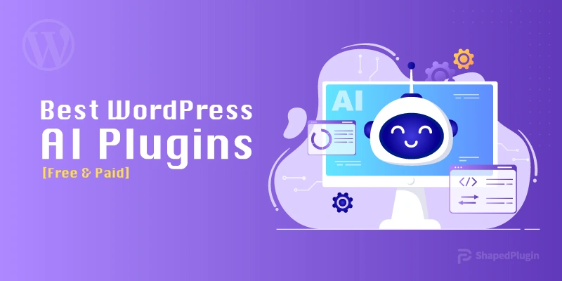featured image for the blog 7 Best ChatGPT WordPress Plugins [Free & Paid]