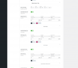 Display Settings - Typography