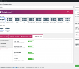 Slider Settings - Miscellaneous