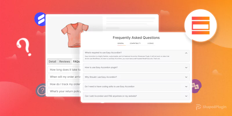 featured image for the blog 7+ Best FAQ Plugins for WordPress and WooCommerce 