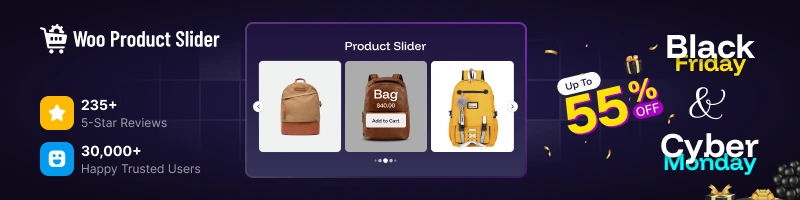 Product slider and grids 