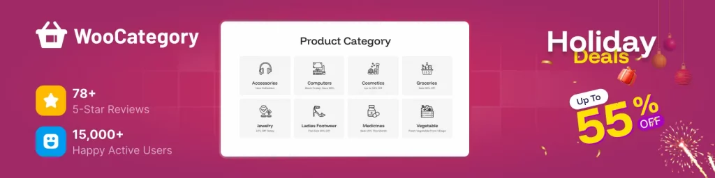 best category showcase for WooCommerce 