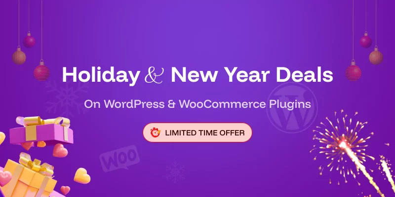 Featured image for the blog Best Holiday & New Year Deals on WordPress Plugins 