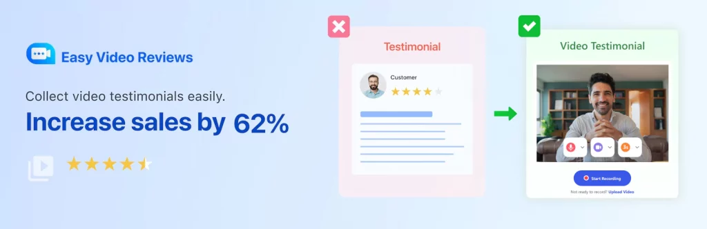 Easy Video Reviews banner