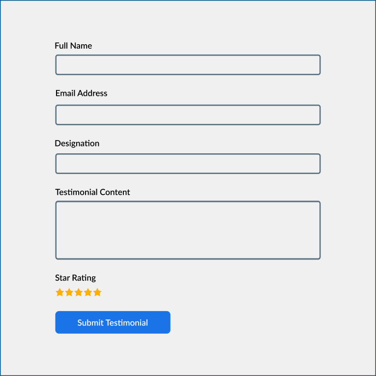 Real Estate Agent Testimonial Feedback Form