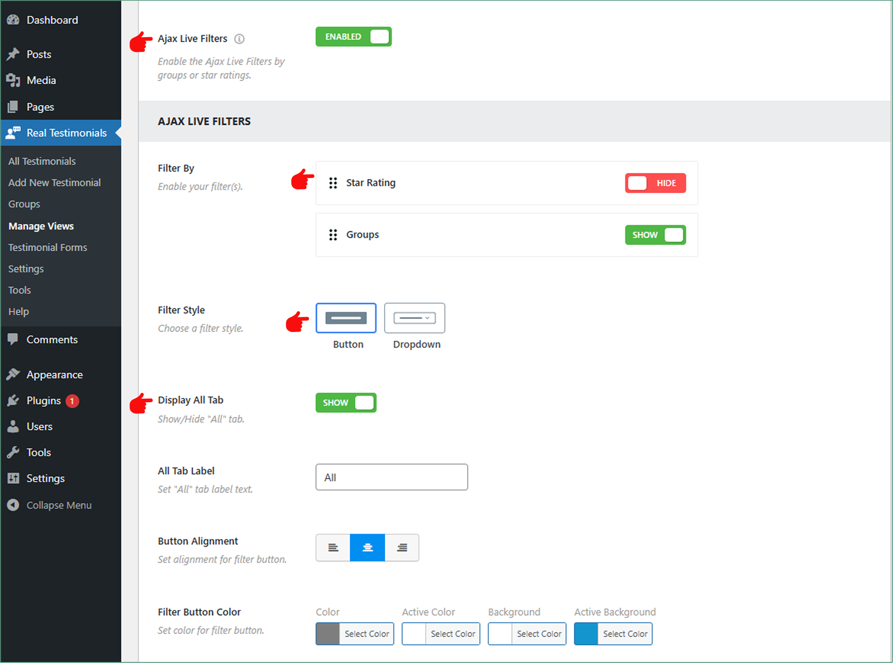How to Enable Smart Filtering & AJAX  Live Search