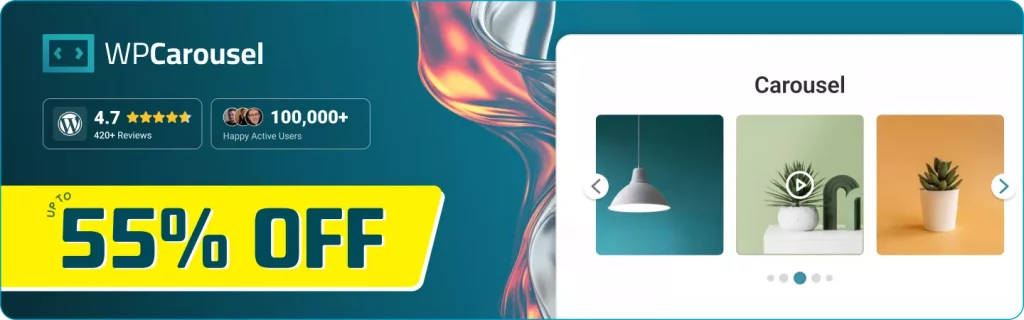 WP Carousel, one of the Best WordPress Holiday & New Year Deals