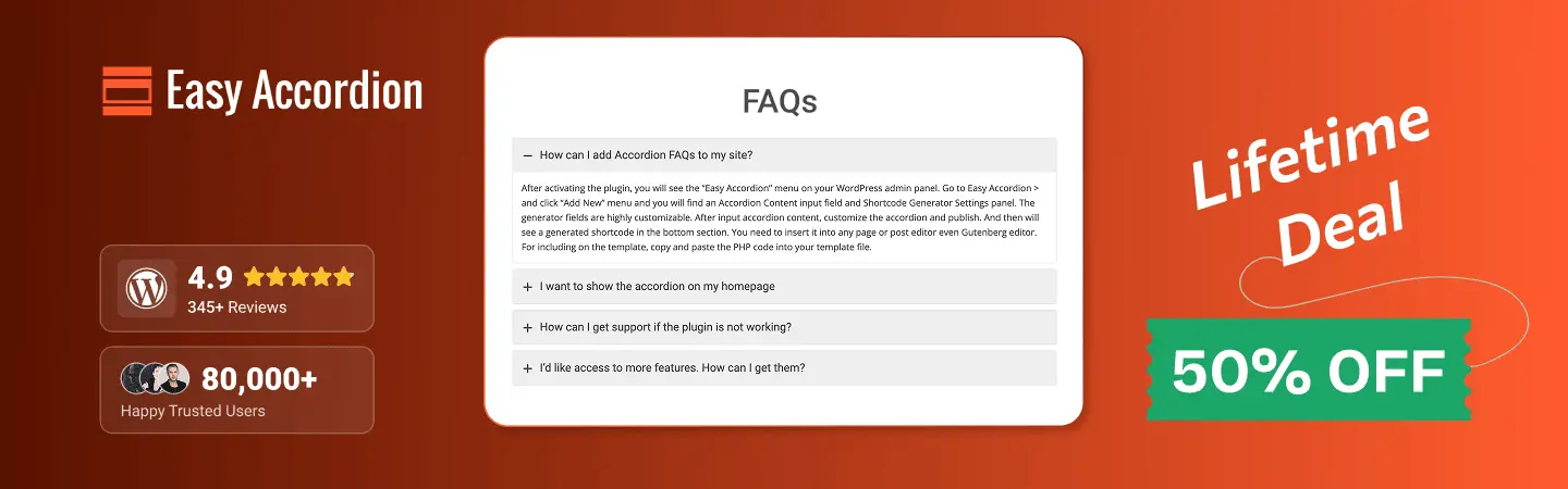 Easy Accordion Lifetime Deals