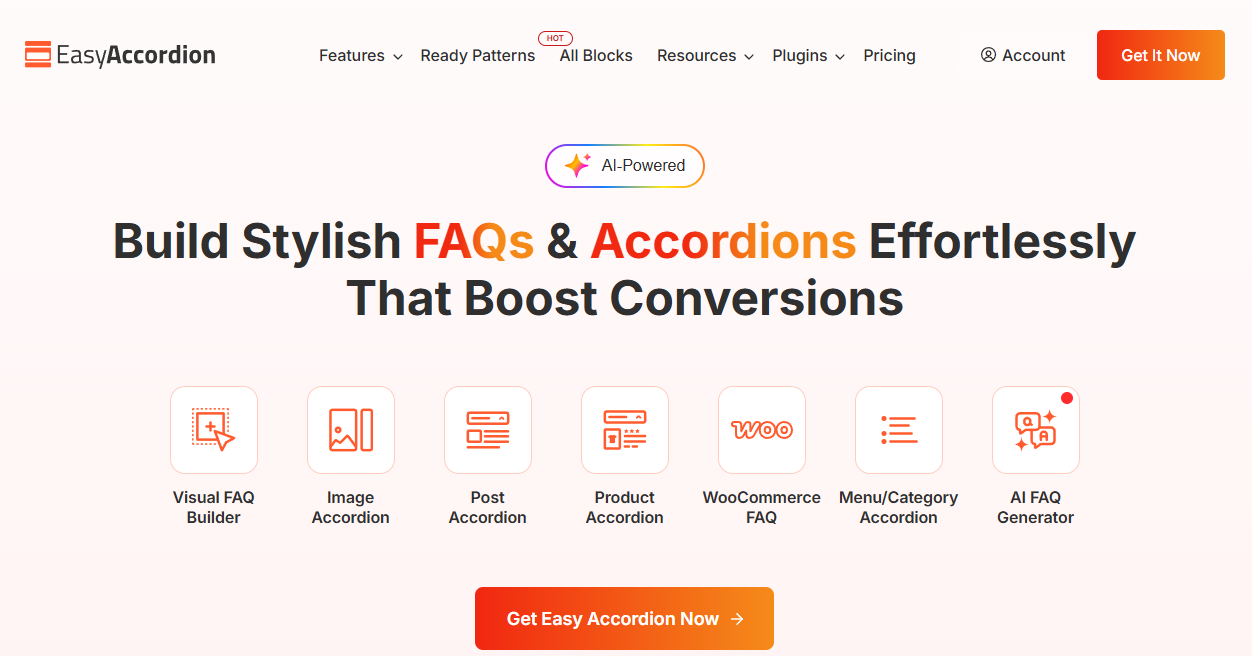 Best FAQ Builder & Accordion plugin for WordPress