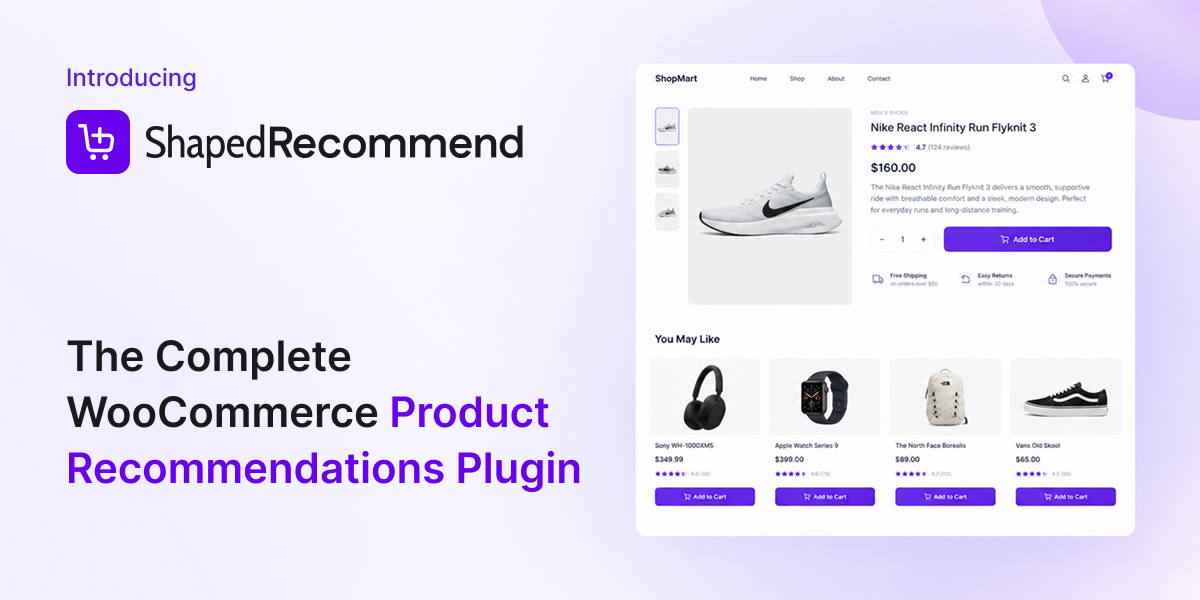 Introducing ShapedRecommend: The Complete WooCommerce Product Recommendations Plugin